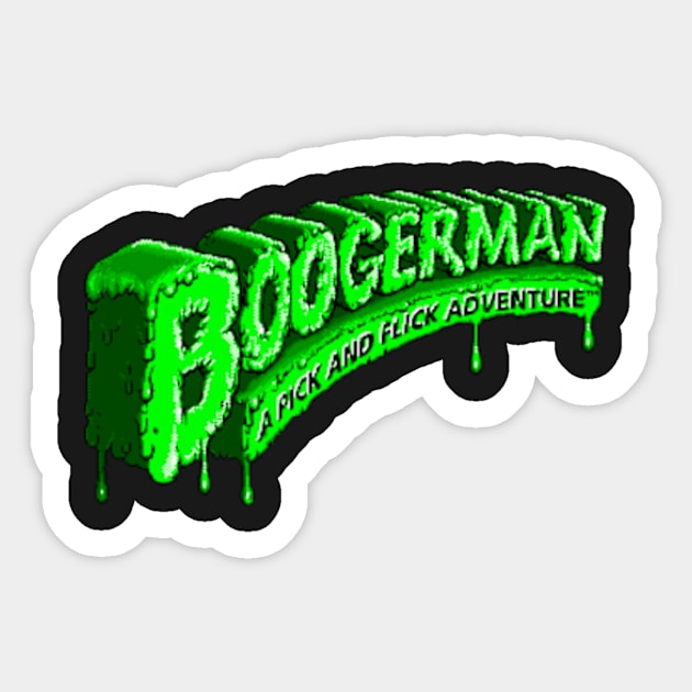 Boogerman Sticker by Quillix